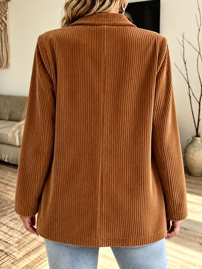 Blazer de pana de mujer - Cálido y casual