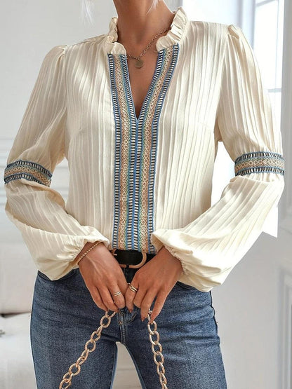 Blouse Chic Vintage pour Femme