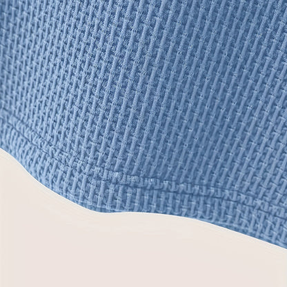 Polo Homme Décontracté Ultra-Doux Extensible – Top Tricot à Manches Courtes Confort