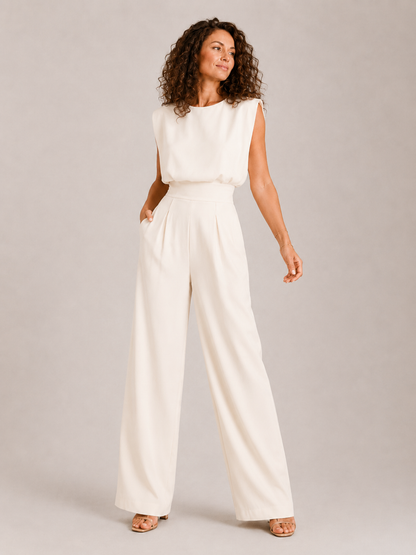 Combinaison femme fluide sans manches - Moderne et elegante