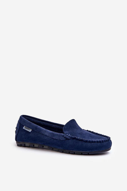Mocassins de luxe en suédine écologique avec semelle intérieure amovible en mousse