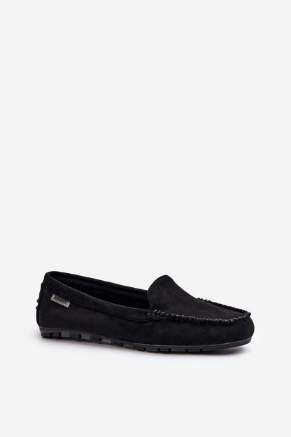 Mocassins de luxe en suédine écologique avec semelle intérieure amovible en mousse
