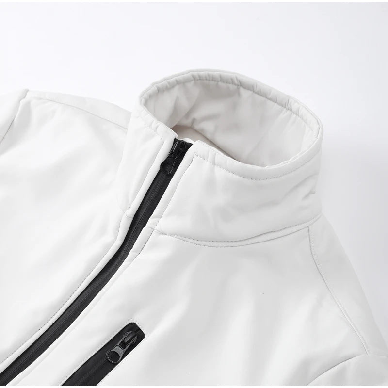 Combinaison de Ski Taille Haute pour Femme – Combinaison Hivernale Isolée Fermeture Éclair