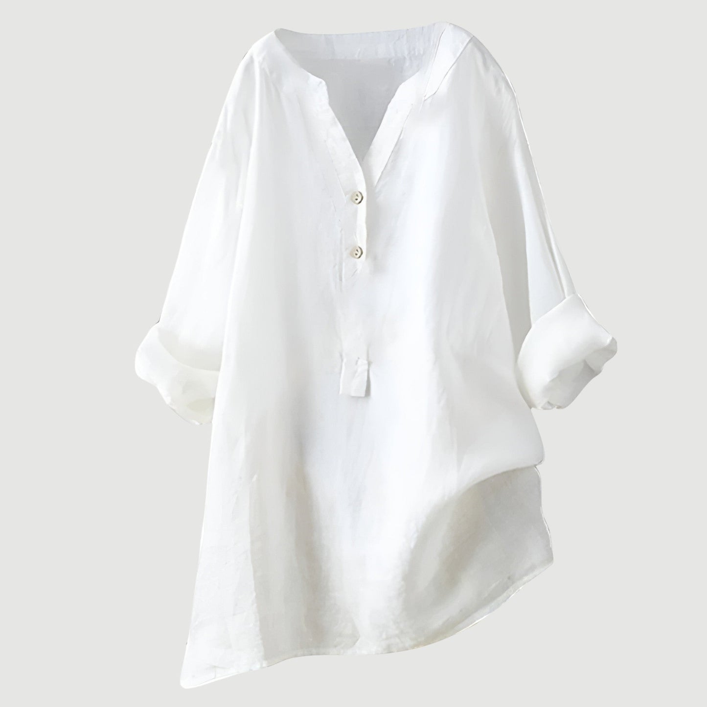 Chemise femme légère en coton – Chemise d'été ample et respirante au style décontracté