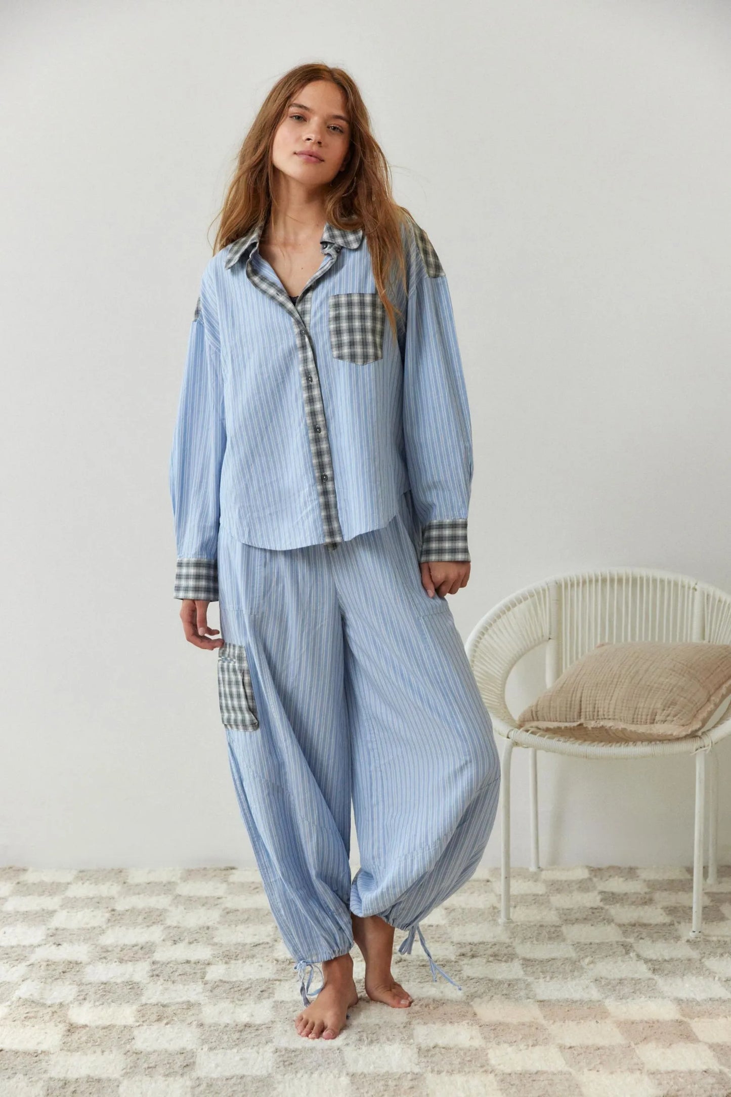 Pyjama 2 pièces de luxe à coupe décontractée pour femmes - Confort, Qualité