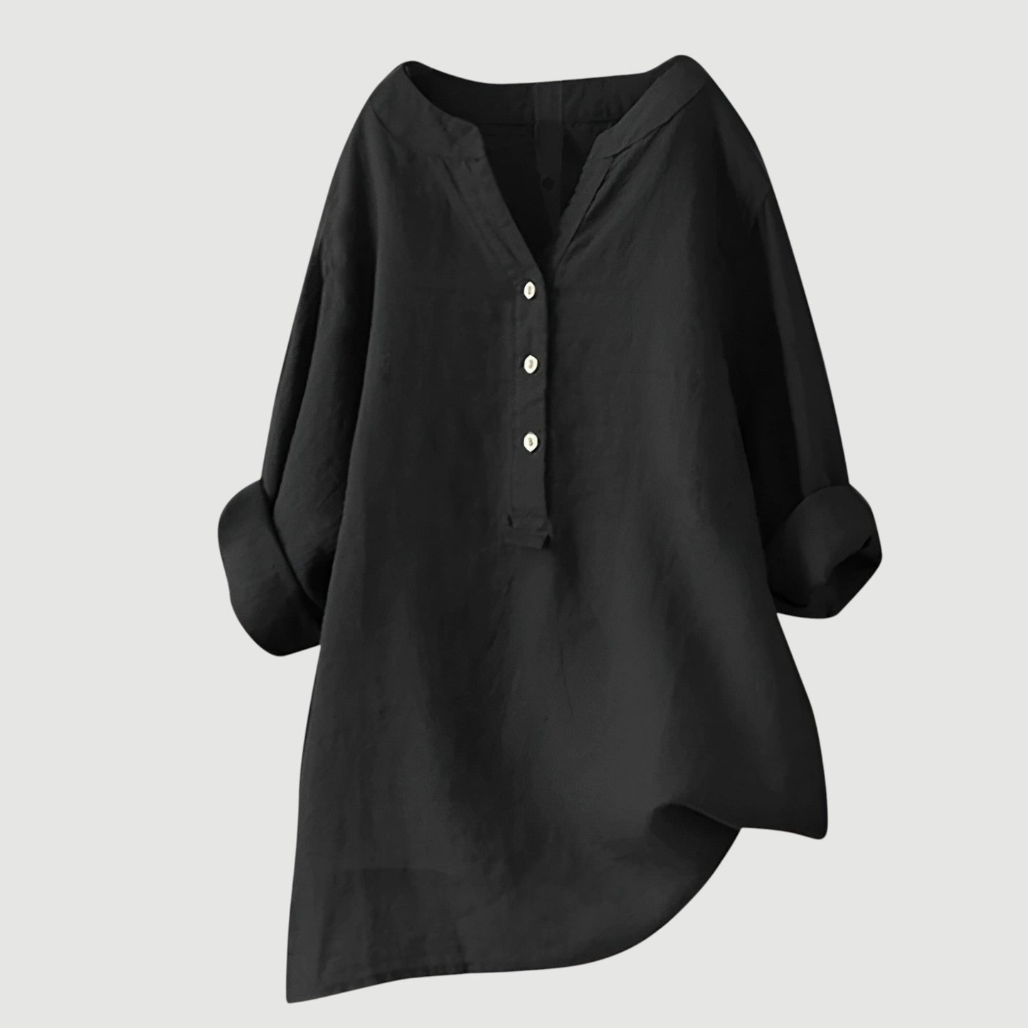 Chemise femme légère en coton – Chemise d'été ample et respirante au style décontracté