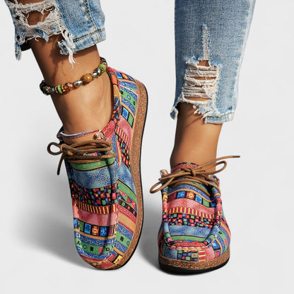 Baskets Colorées Légères pour Femme – Chaussures à Lacets Confortables
