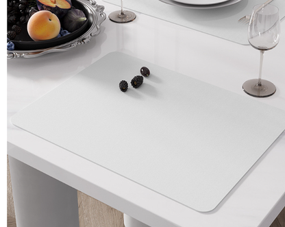 Tapis de Séchage à Vaisselle en Diatomite Ultra Absorbant – Séchage Rapide en 10 Minutes, Design Élégant, 40x30 cm, Couleur Beige