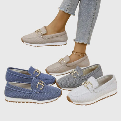 Mocassins femme confort à soutien intégré – Chaussures plates élégantes semelle souple pour un maintien quotidien