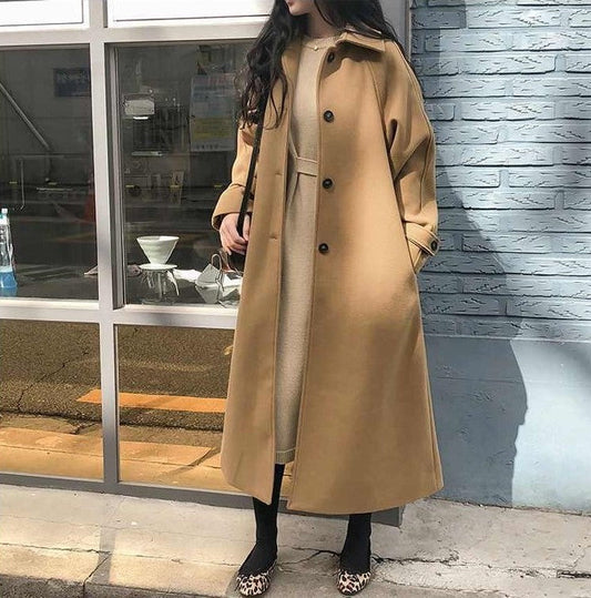 Manteau Long Femme Tendance pour le Printemps