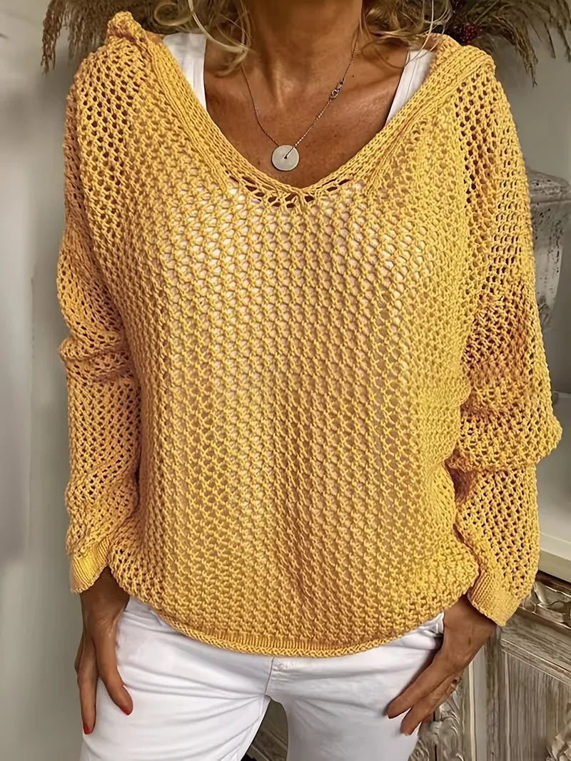 Sudadera oversize con capucha para mujer - Suave y casual