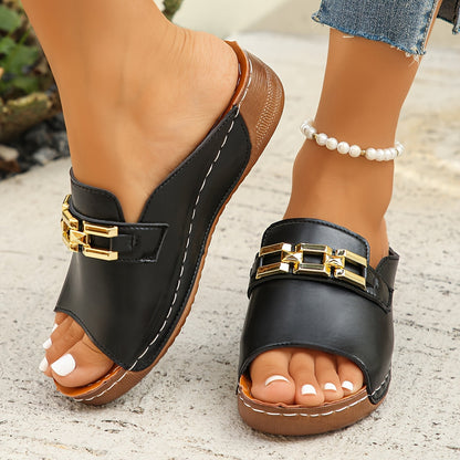 Sandales à lanières dorées pour femmes – Des chaussures élégantes et confortables