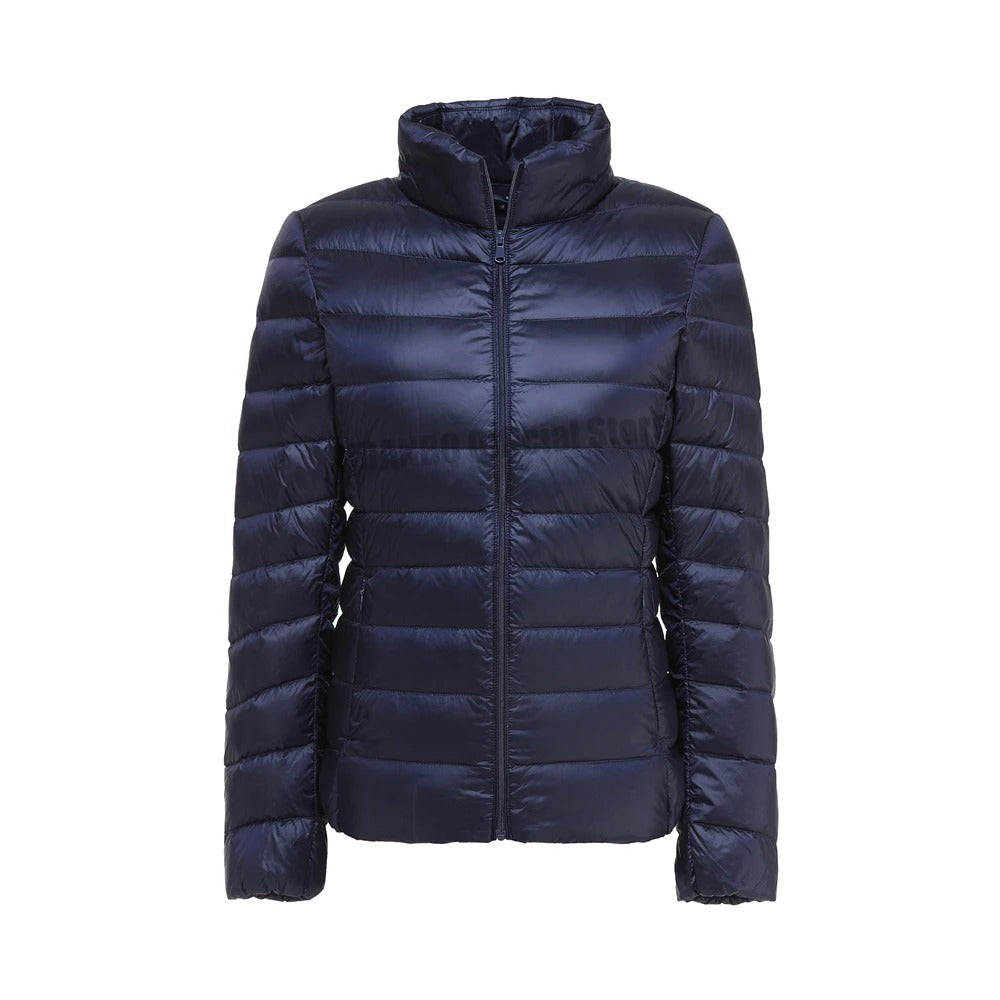 Veste Matelassée Ultralégère pour Femme – Extérieur Hiver Confortable et Élégant