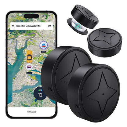 Mini Tracker GPS Compact avec Suivi en Temps Réel pour Voiture et Objets de Valeur – Balise GPS Étanche et Durable