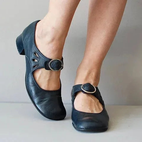 Sandales a talons femme a boucle - Chic et modernes
