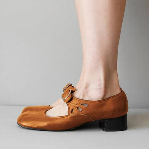 Sandales a talons femme a boucle - Chic et modernes
