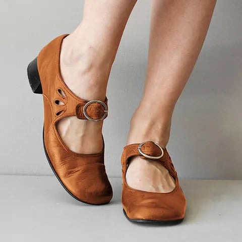 Sandales a talons femme a boucle - Chic et modernes