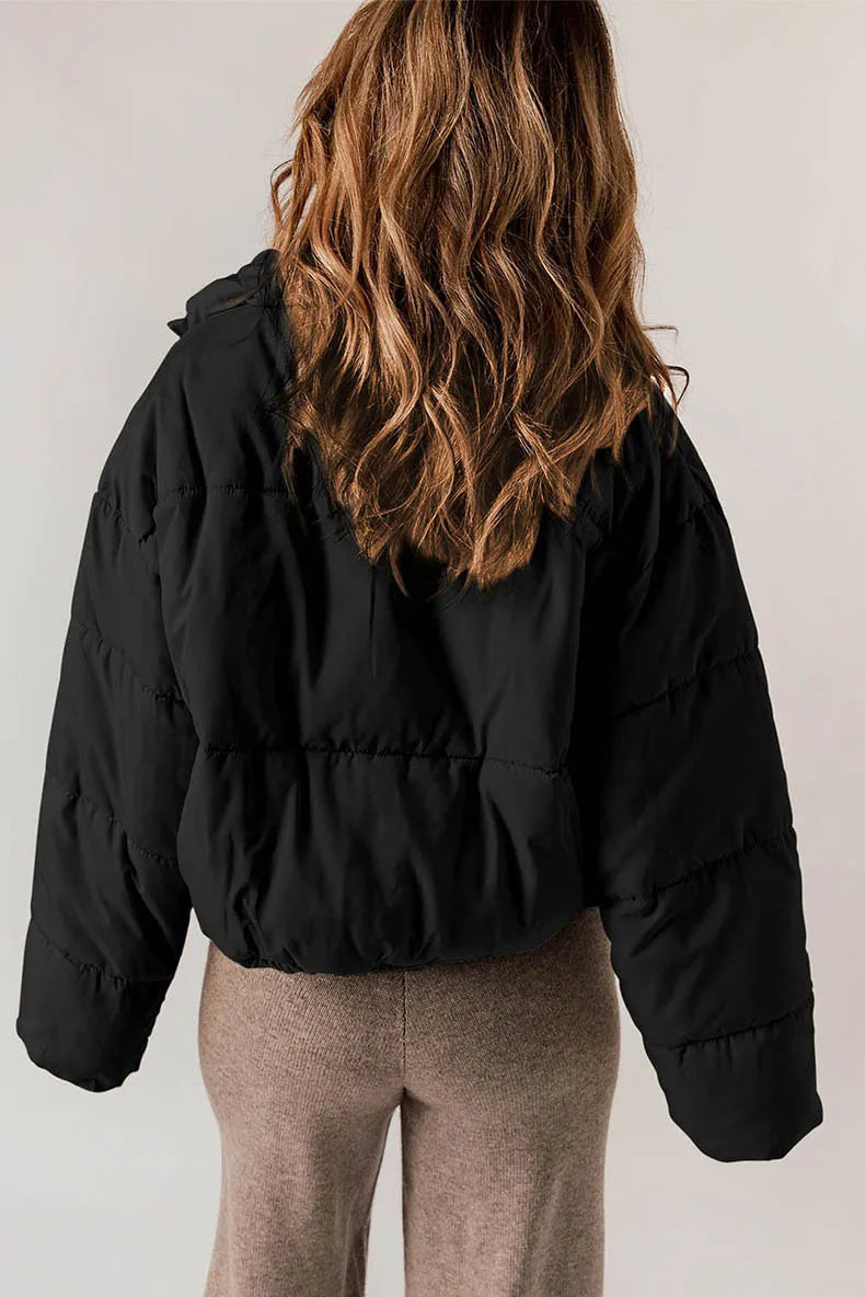 Veste Femme Matelassée Premium – Manteau Hiver Douillet à Capuche