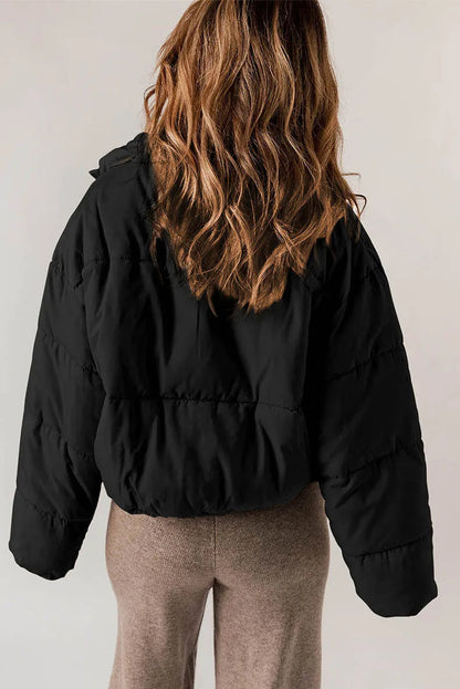 Veste Femme Matelassée Premium – Manteau Hiver Douillet à Capuche