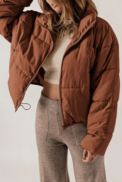 Veste Femme Matelassée Premium – Manteau Hiver Douillet à Capuche