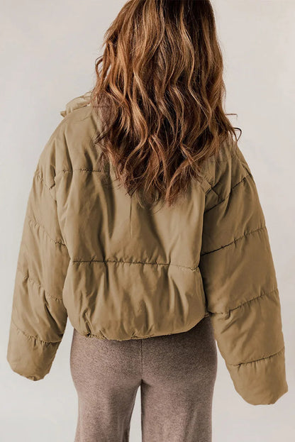 Veste Femme Matelassée Premium – Manteau Hiver Douillet à Capuche