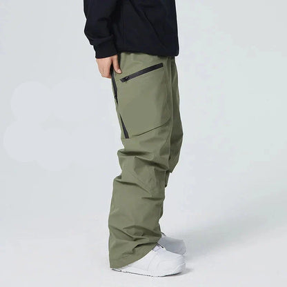 Pantalon de Ski Imperméable pour Homme – Coupe-Vent Doublé Chaud Snowboard – Idéal pour l’Hiver