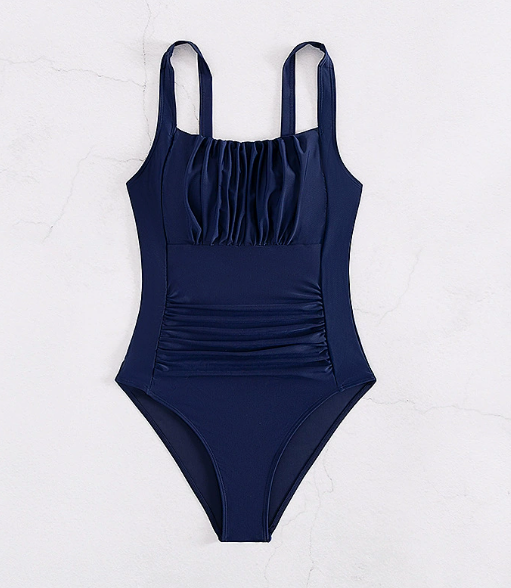 Maillot de bain 1 pièce femme sculptant à drapé torsadé