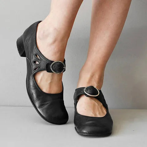 Sandales a talons femme a boucle - Chic et modernes