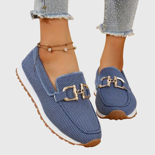 Women's comfort moccasins with built-in support – Elegant flat shoes with soft sole for everyday support
