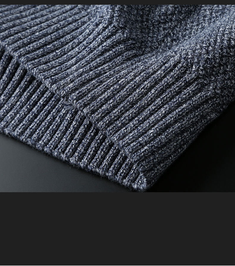 Pull ras du cou à rayures pour homme – Tricot confortable et élégant