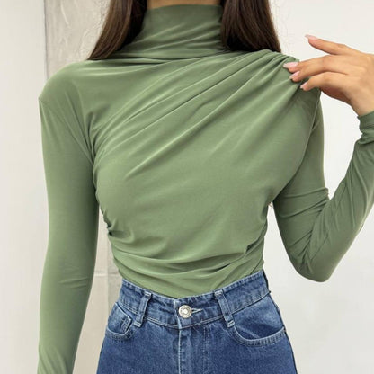 Women's long-sleeved base layer top - Simple and soft