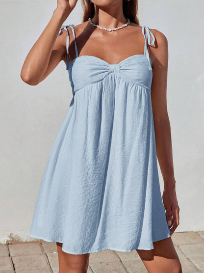 Robe Mini Élégante Unie pour Femme – Coupe Ample Confortable et Stylée