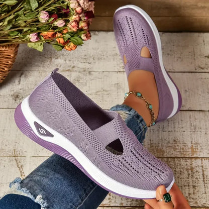 Chaussures confort femme slip-on – Respirantes avec semelle légère pour tous les jours