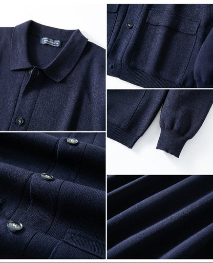 Cardigan Décontracté pour Homme à Boutons – Tricot Confortable et Stylé