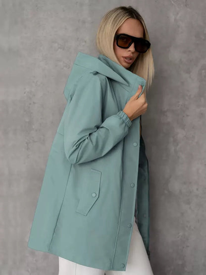 Felpa da donna con cappuccio in stile sportivo - Casual e confortevole