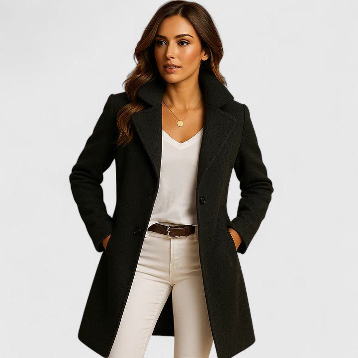 Abrigo elegante de mujer - Chic y cálido