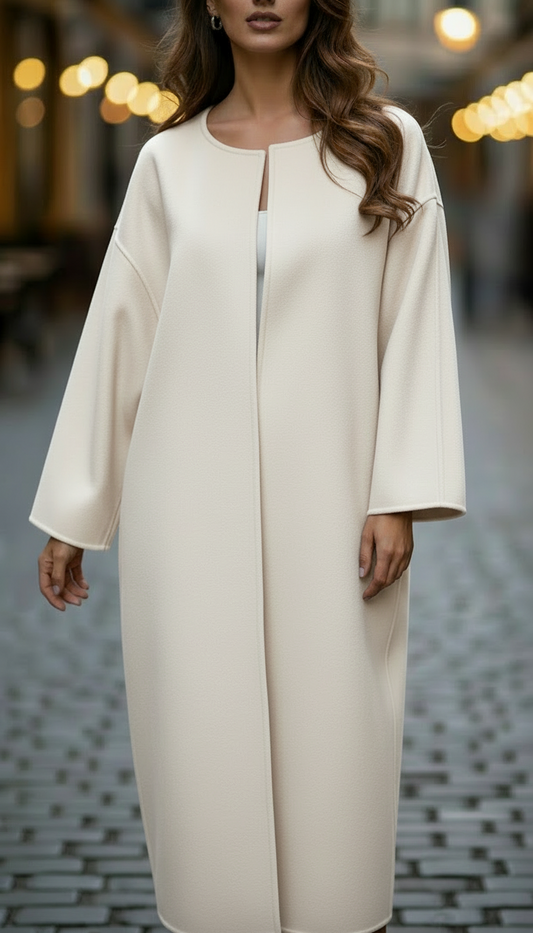 Women’s Long Oversized Coat – Elegant Style, Relaxed Fit, Winter