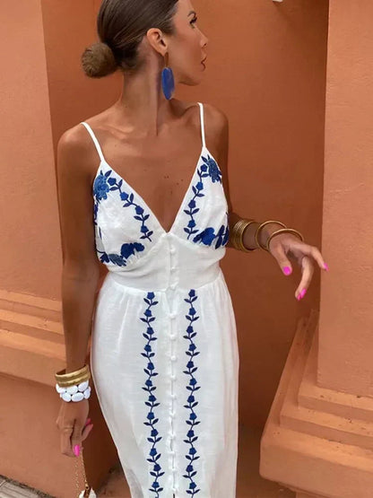 Robe invitée de mariage fleurie femme – Jupe trapèze élégante