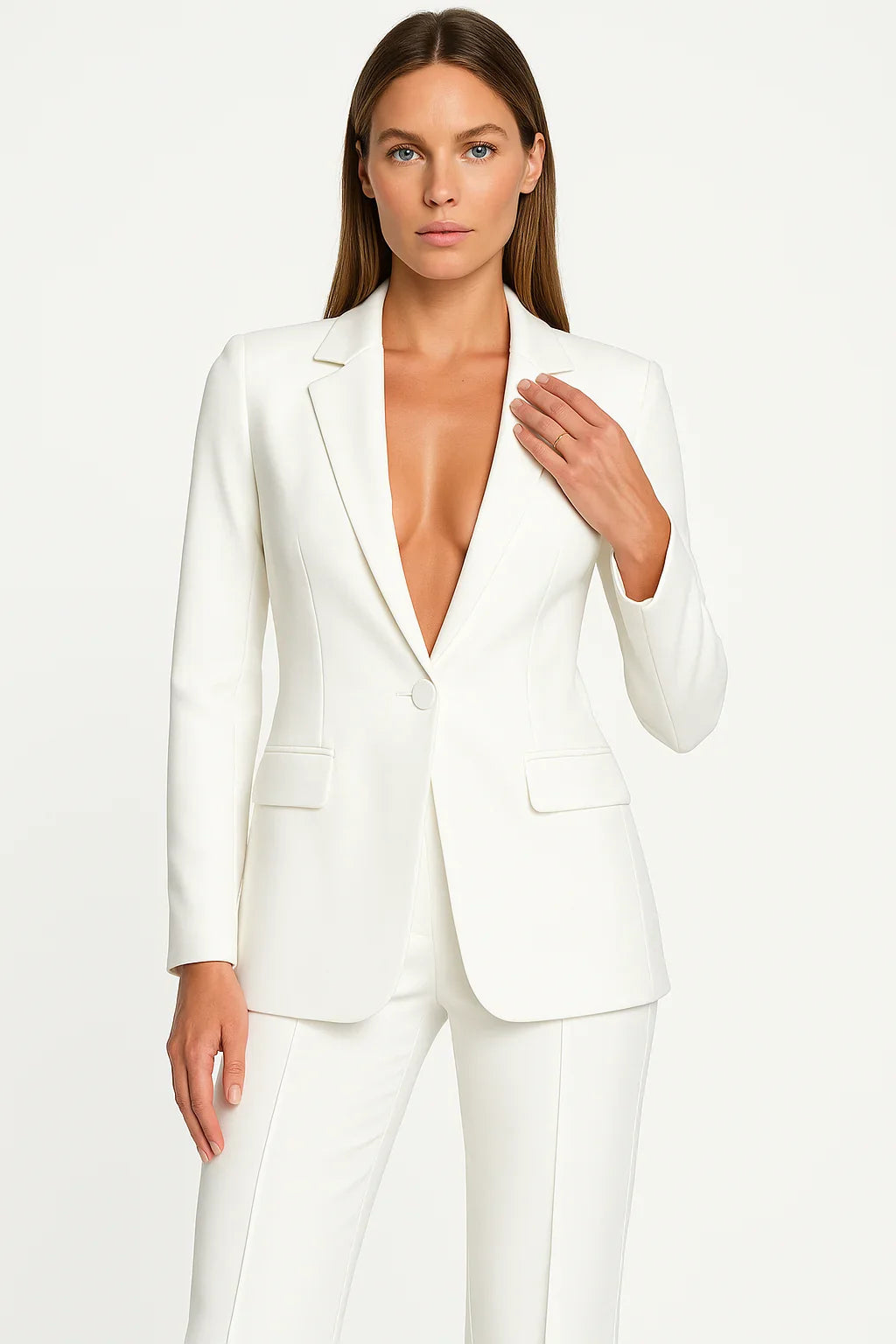 Ensemble Blazer et Pantalon Femme – Tailleur Élégant Tendance