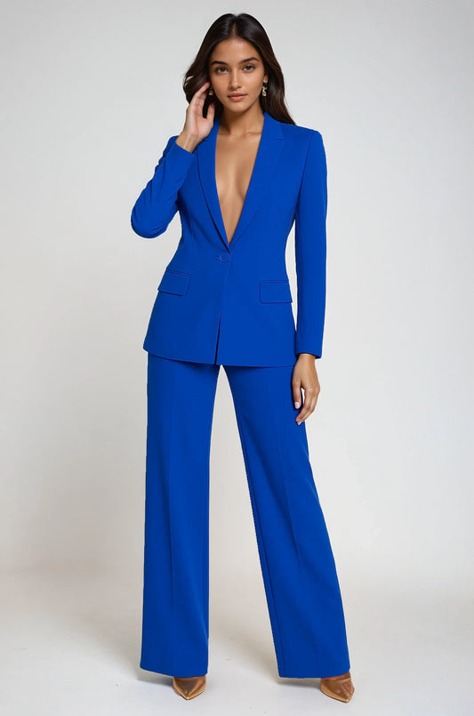 Women's Blazer and Pants Set – Stylish Elegant Suit