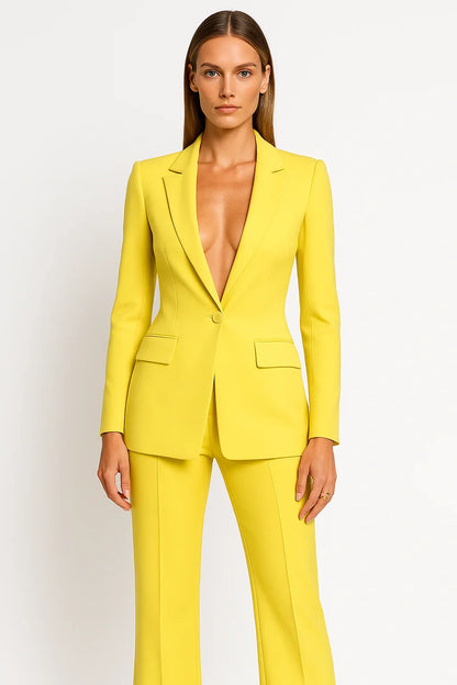 Ensemble Blazer et Pantalon Femme – Tailleur Élégant Tendance