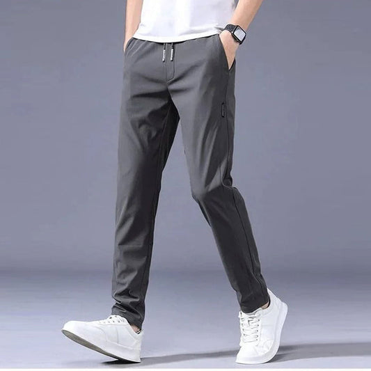 Men's Quick-Drying Trousers Slim Fit – Comfortable Casual Durable
