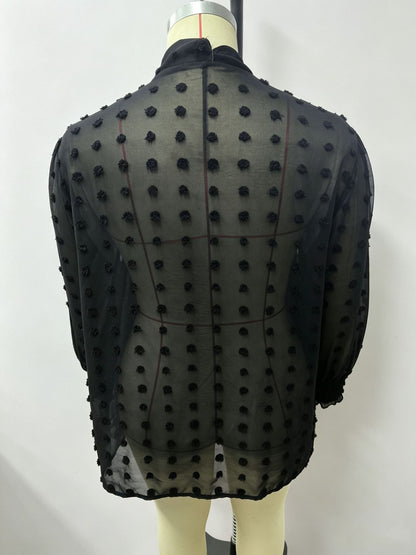 Cardigan automne femme a pompons - Leger et respirant