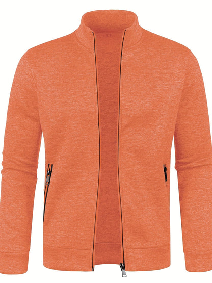 Comfortable men's zip-up cardigan - Warm and versatile