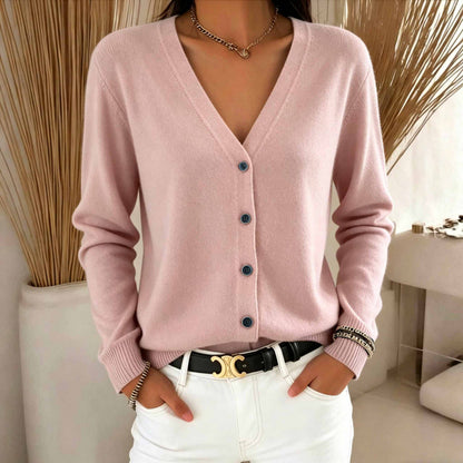 Cardigan da donna con scollo a V - Morbido e versatile