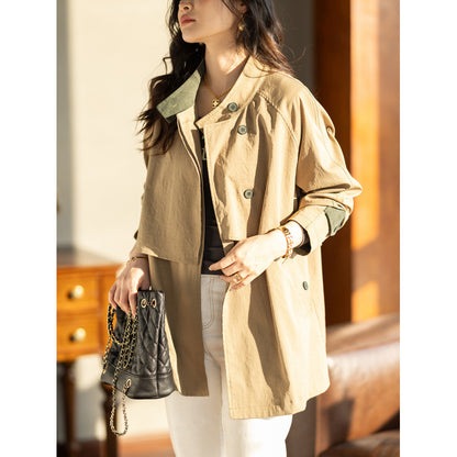 Elegant Casual Mid-Length Women’s Top for the Office in Autumn