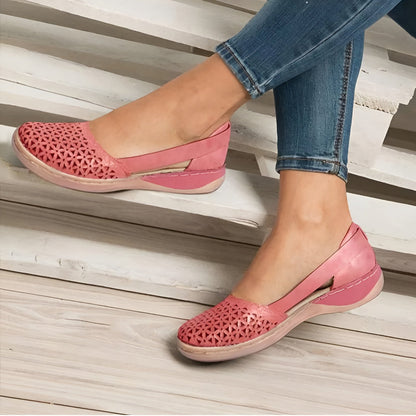 Chaussures orthopédiques basses pour femmes – Semelle intérieure respirante en mousse à mémoire de forme pour un confort de marche optimal