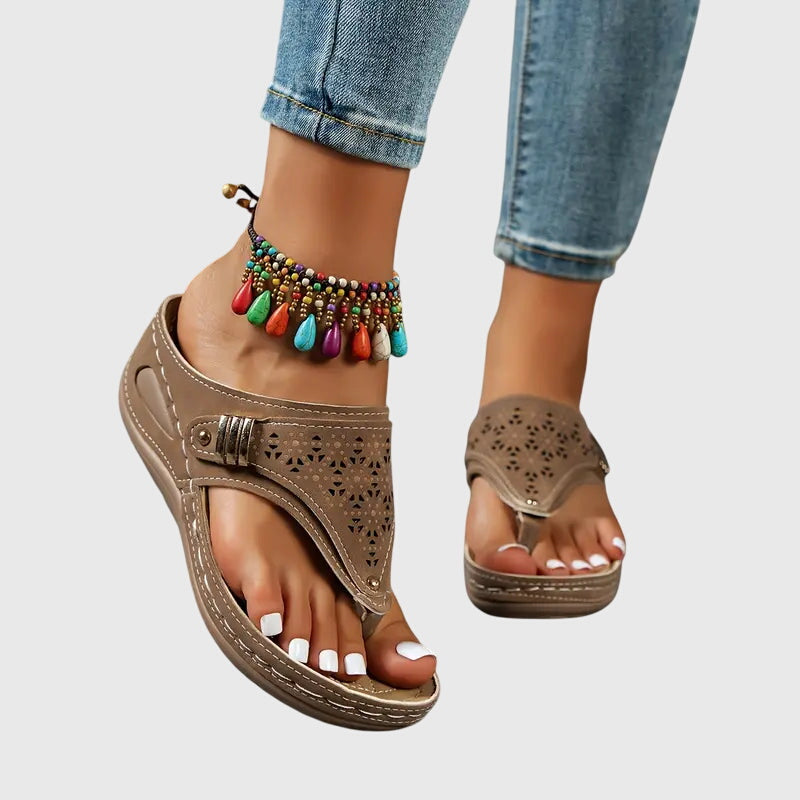 Sandales femme confort a semelle soutenante - Pratiques et legeres