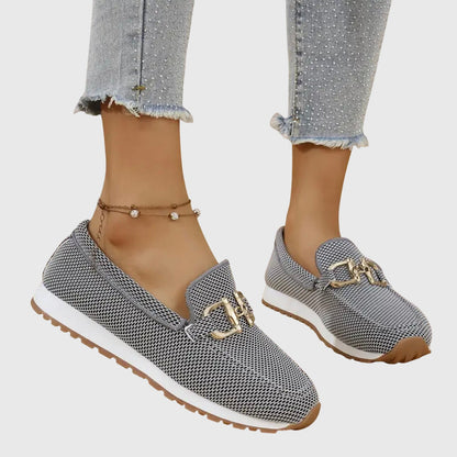 Mocassins femme confort à soutien intégré – Chaussures plates élégantes semelle souple pour un maintien quotidien
