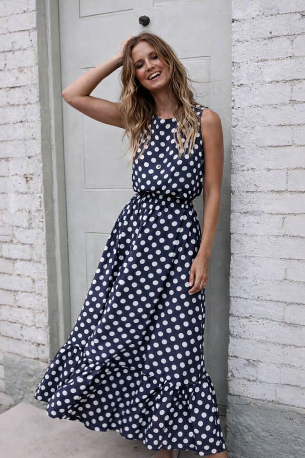 Women's polka dot dress – Feminine cut and chic vintage style